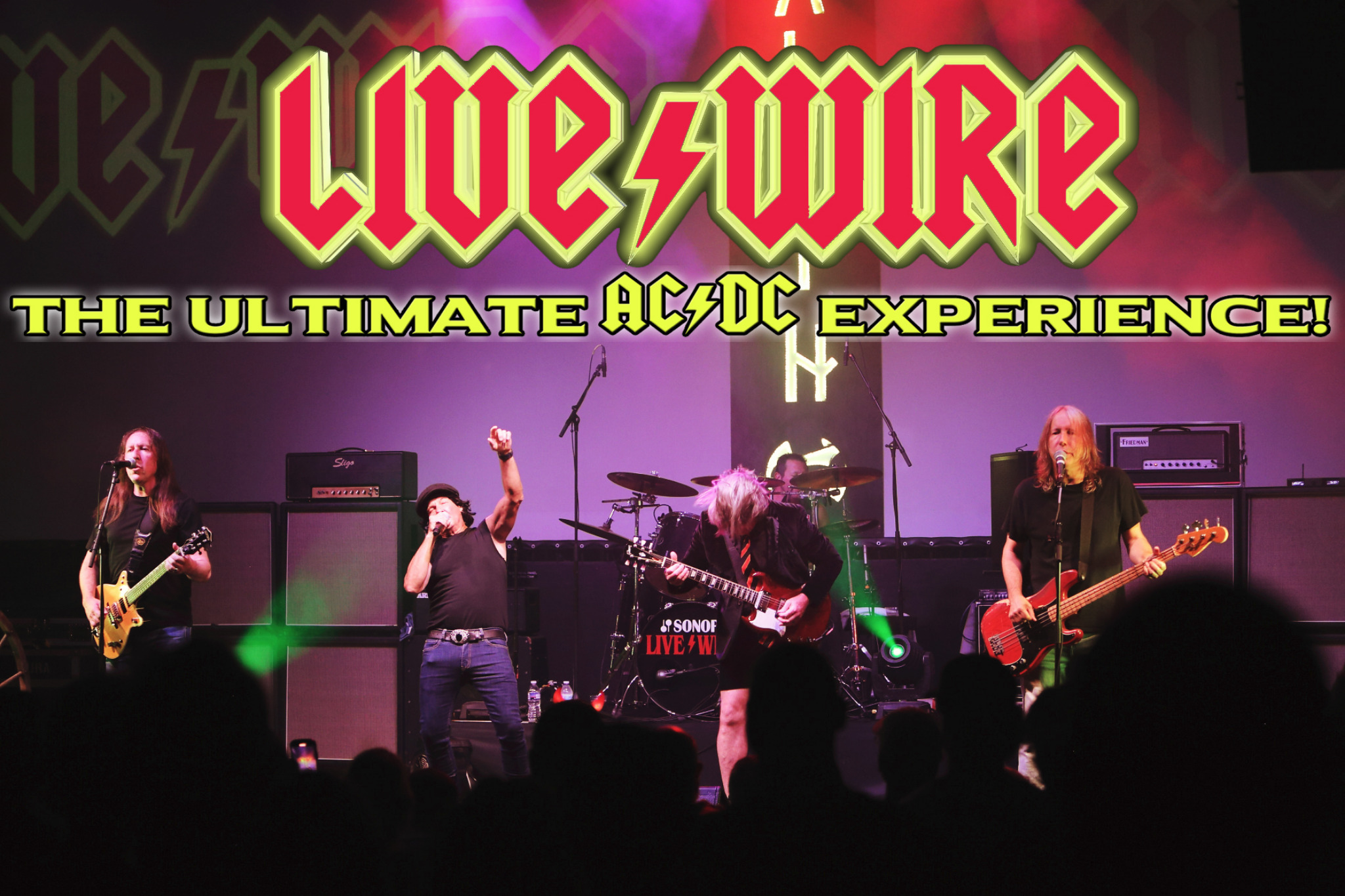 LIVE WIRE performing live on stage